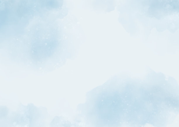 蓝天水彩，为模板背景。邀请卡。贺卡。婚礼卡片图片下载