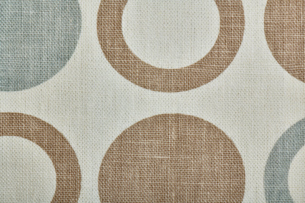 用于家具、家庭或办公室装饰的室内装饰织物碎片，特写图片下载