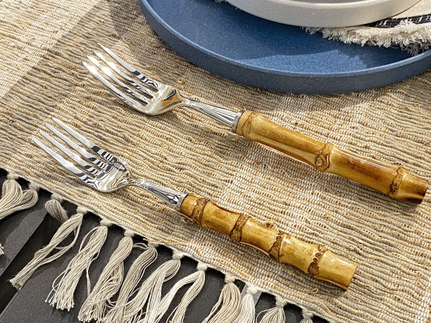 竹制餐具图片下载