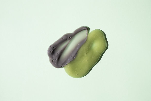 天然有机奶油质地。天然化妆品和有机成分的概念。图片下载