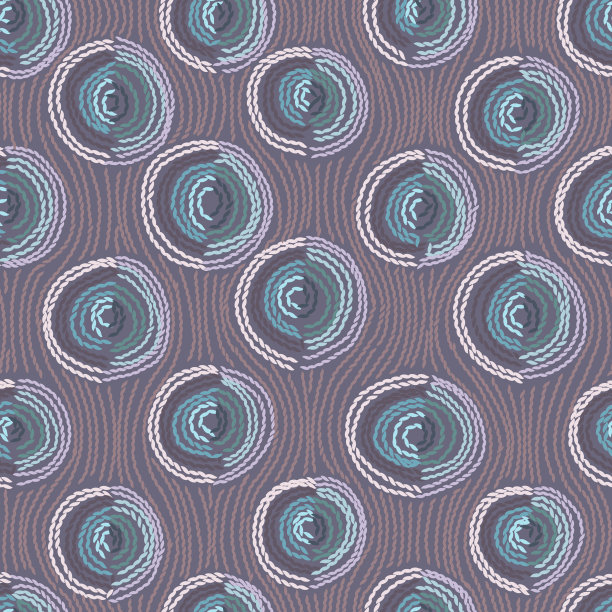 无缝图案。手工制作的圆形样式图片下载
