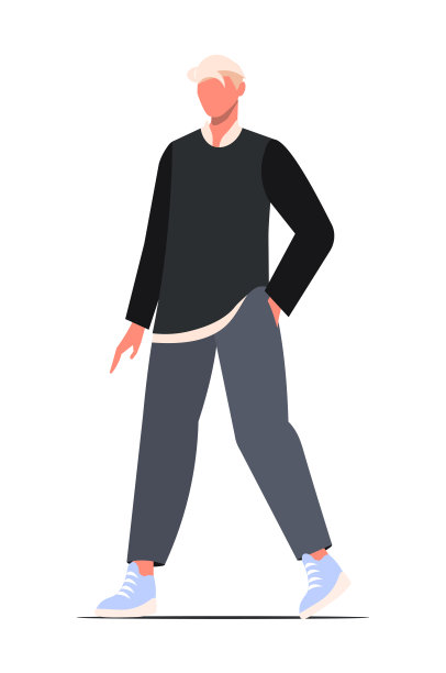 年轻的金发男人角色图片下载