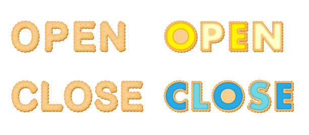 饼干和饼干材料。开放。关闭。图片下载