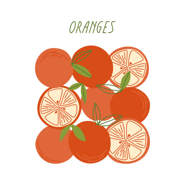 简单的橙子海报图片下载