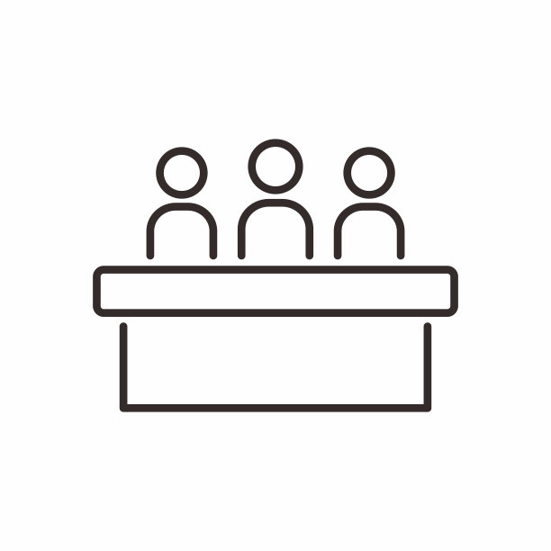 评审团大纲风格图标图片下载