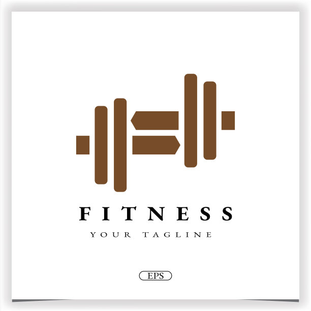 健身房健身现代标志高级优雅模板矢量eps 10图片下载