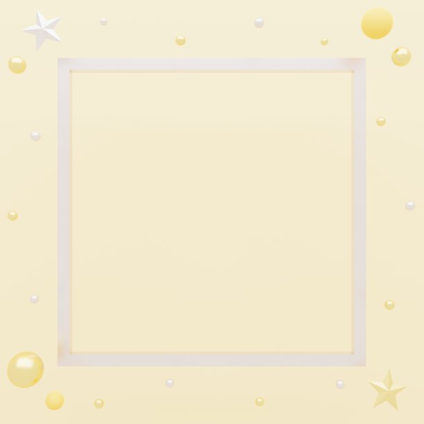 可爱和美丽的框架材料图片下载