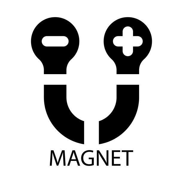 磁铁图标矢量股票插图图片下载