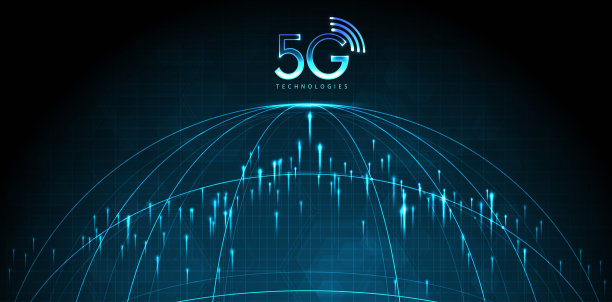 5G技术与计算机网络之间的连线建设。连接和全球网络系统及物联网的概念。矢量设计。图片下载