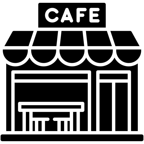 咖啡馆，咖啡店或咖啡图标图片下载
