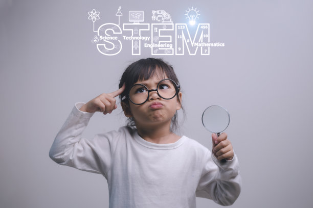 STEM教育理念。科学技术工程数学“，”科技。科技。教育理念。图片下载