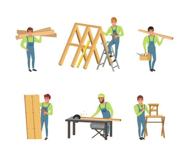专业的木工整体工作图片下载