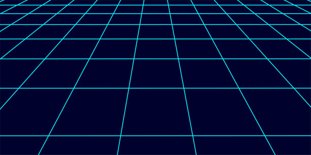 向量透视网格。数字网络。网络连接结构。白色背景概念。矢量插图的网站。图片下载