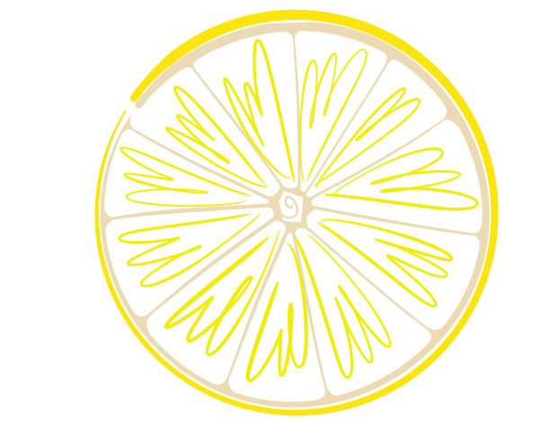 半个柠檬图片下载