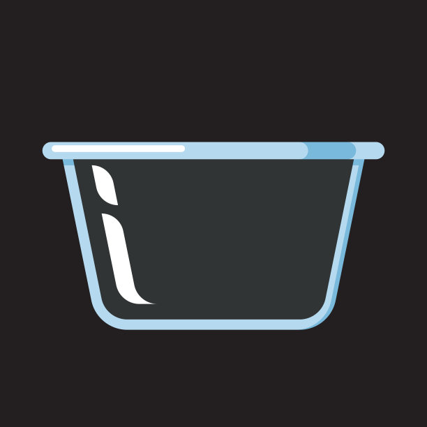 玻璃碗。空玻璃碗。深透明板。厨房用具，陶器。图片下载