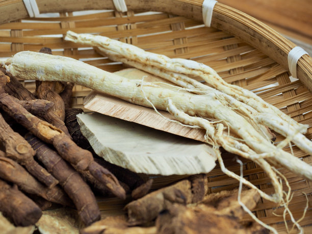 亚洲传统医学中草药，中医图片下载