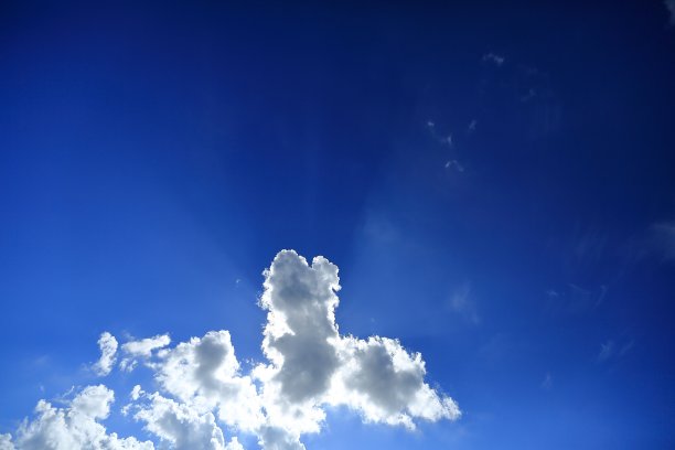 蓝天白云的和谐图片下载