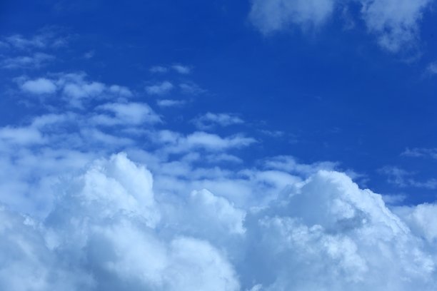 蓝天白云的和谐图片下载