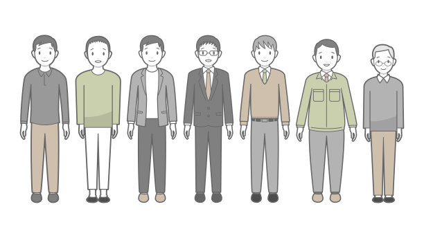 男性矢量图图片下载