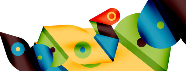 创意明亮的几何墙纸最小图片下载