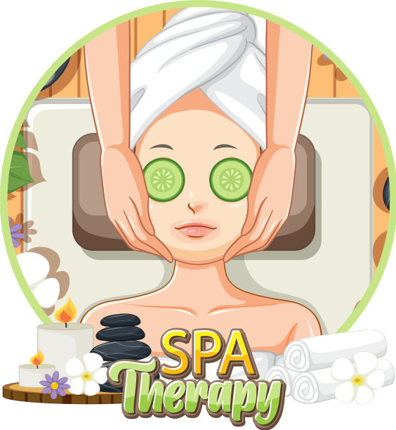 正在敷面膜的女士图片下载