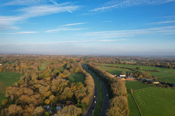 航拍英国乡村景观图片下载