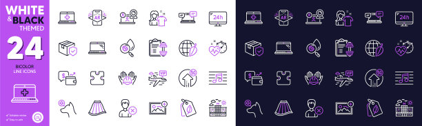 裙子互联网聊天和添加照片行图标图片下载