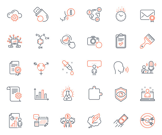 教育图标设置包括图标作为清单图片下载