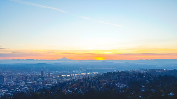 波特兰日出图片下载