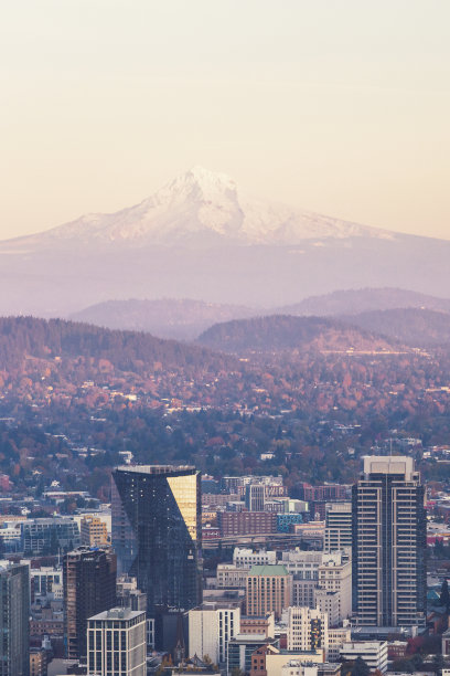 波特兰日落图片下载