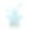 兔子蓝色卡通水彩平面插图图片下载