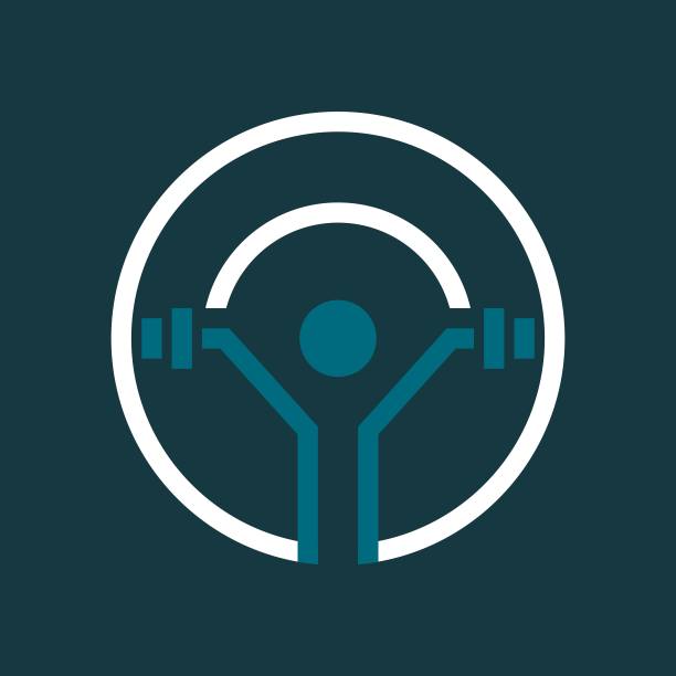 健身标志模板矢量图标图片下载