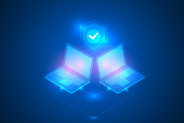 笔记本电脑上的CPU未来主义技术抽象背景。图片下载