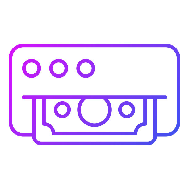 ATM机金融相关矢量线图标。可编辑笔画像素完美。图片下载