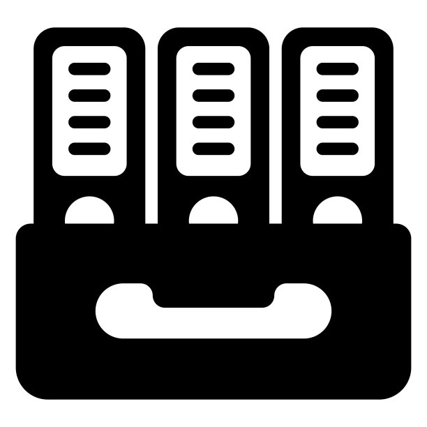 文件柜财经相关矢量线图标。可编辑笔画像素完美。图片下载