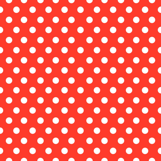 红色底色上的白色圆点。图片下载