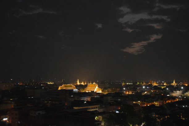 从曼谷建筑俯瞰城市景观图片下载