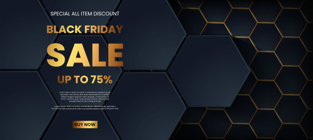 矢量现实孤立的剪纸宣传海报黑色星期五出售的模板和布局装饰在黑色的背景。折扣和特别优惠的概念。图片下载