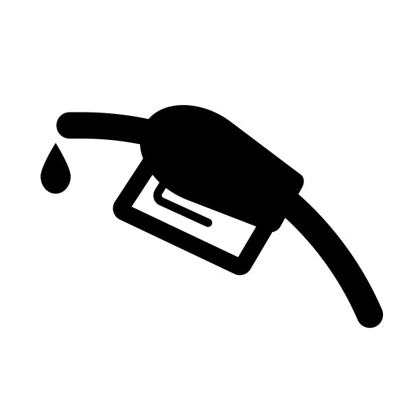 汽油加油喷嘴。汽油图标。向量。图片下载