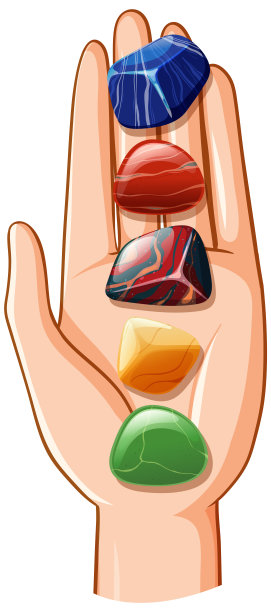 治疗水晶或宝石在手图片下载