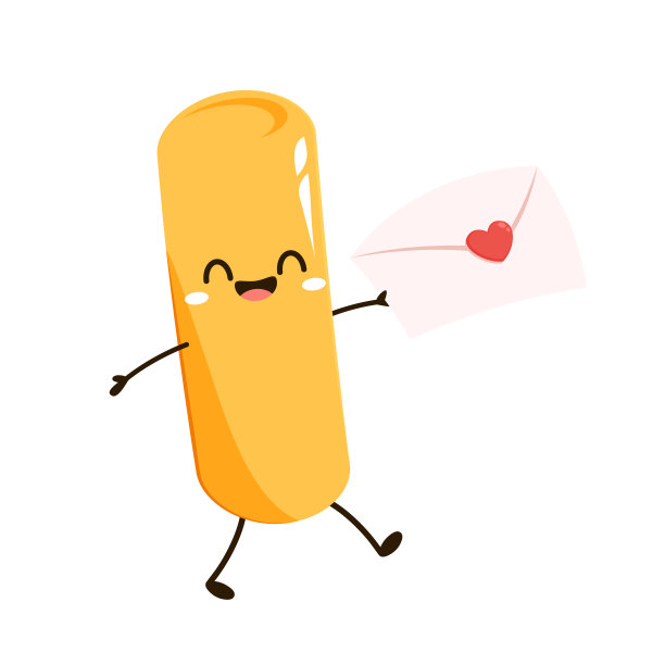 可爱的炸面漫画。韩国街头小吃。简单的矢量标志香肠。年糕是韩国食物。图片下载