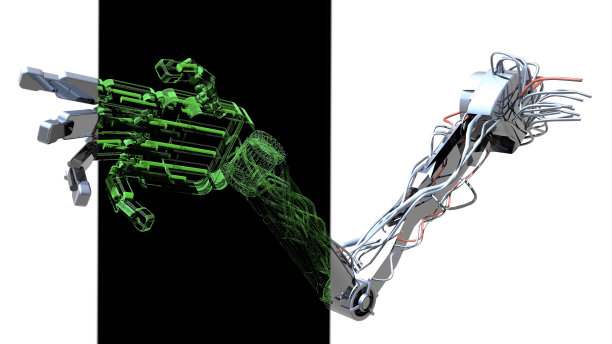 机械手臂和手部分图片下载