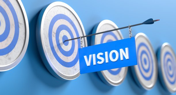 愿景战略业务方向领导策略射中目标的箭图片下载