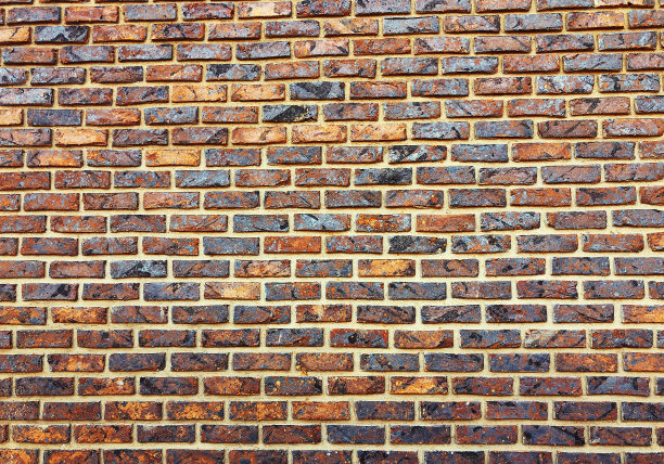 砖墙的近景，抽象的设计背景图片下载