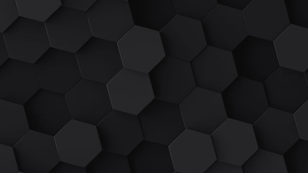 抽象插图的深灰色六边形背景图片下载