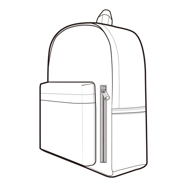 时尚平面素描设计图片下载