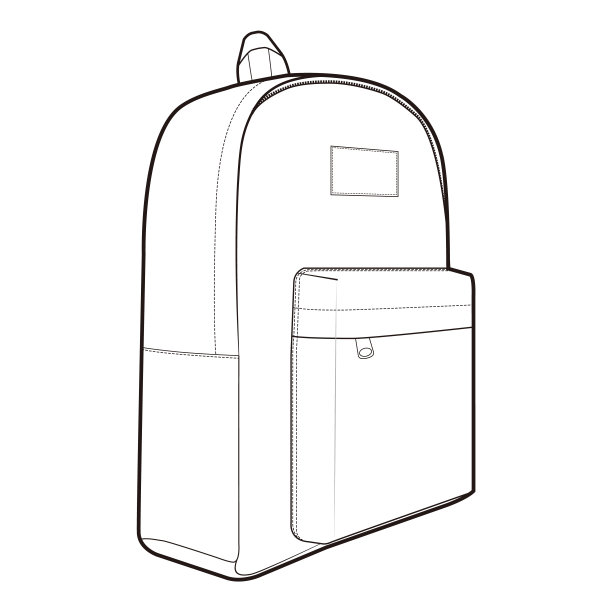 时尚平面素描设计图片下载