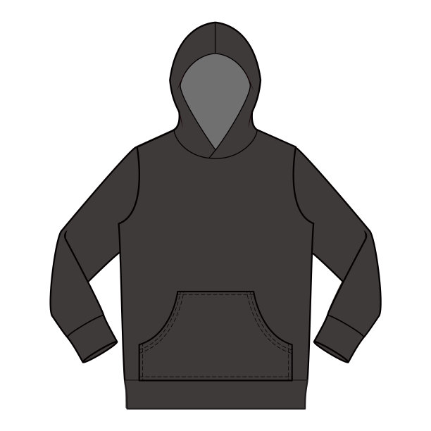 卫衣运动衫设计时尚扁平图片下载