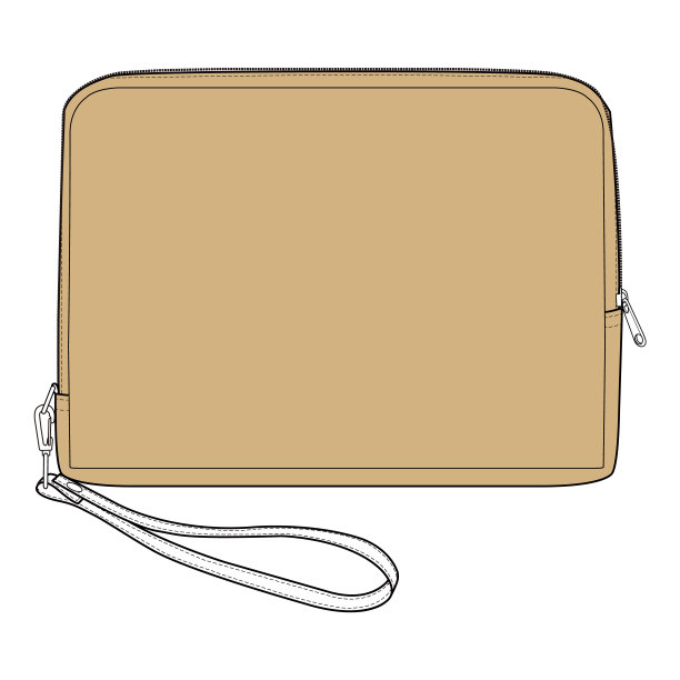 手包时尚扁平素描图片下载