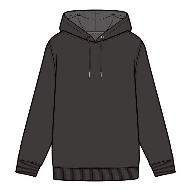 卫衣运动衫设计时尚扁平图片下载